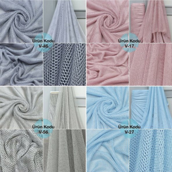Petek File Raşel Tül Perde Kumaşı 100 Polyester - 10
