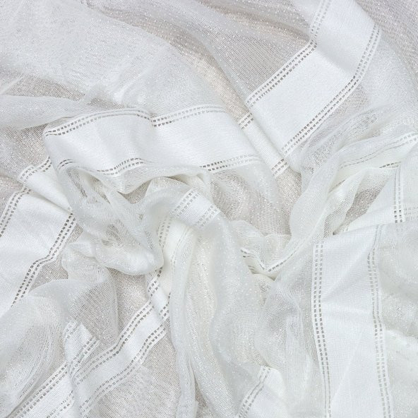 8510 V-1804 Raşel Örme Tül Perde Kumaşı 100 Polyester - 4