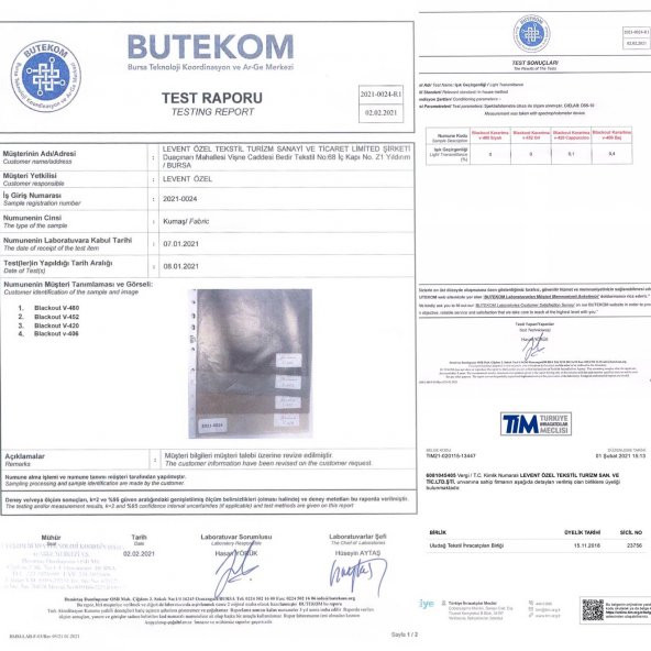 Blackout Karartma Koyu Mavi Hazır Fon Perde Saten Kumaş Güneşlik - 7