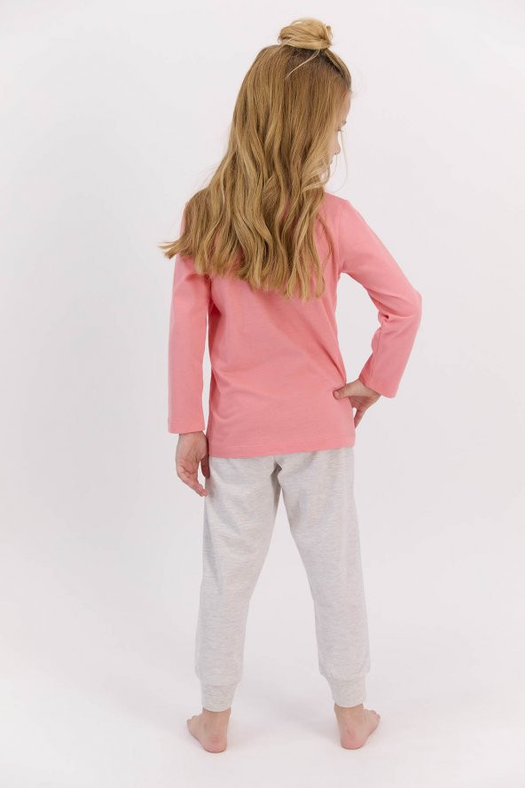 RolyPoly 2569 Winter Love Kız Çocuk Uzun Kol Pijama Takımı - 2