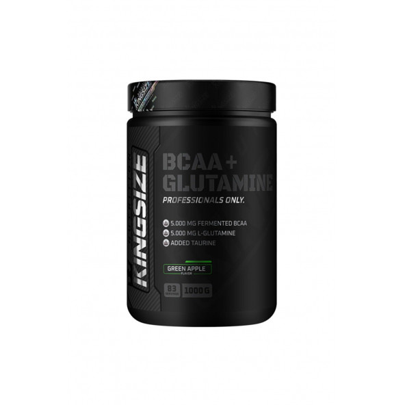 Kingsize Nutrition Bcaa Glutamine 1000 Gr Yeşil Elma