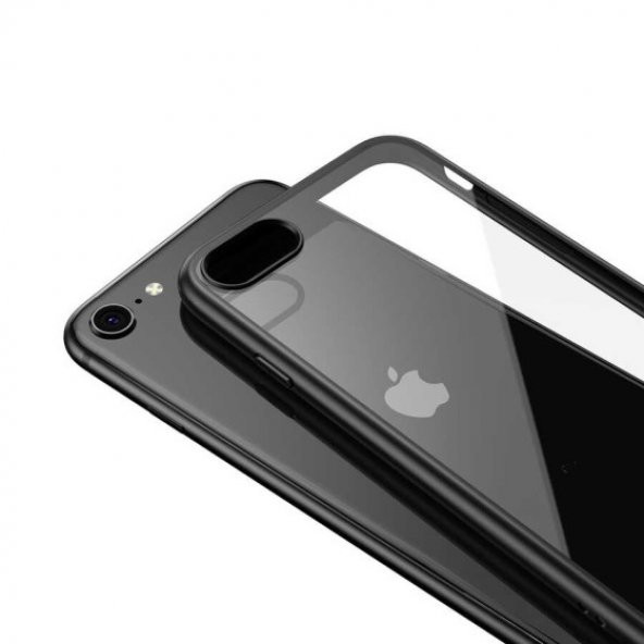 Apple iPhone SE 2022 Kılıf Darbeye Dayanıklı Arkası Şeffaf TPU Silikon Kapak - 9