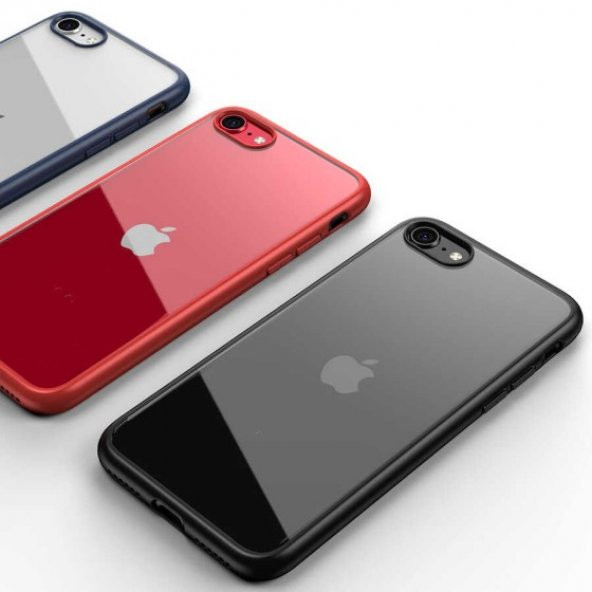 Apple iPhone SE 2022 Kılıf Darbeye Dayanıklı Arkası Şeffaf TPU Silikon Kapak - 11