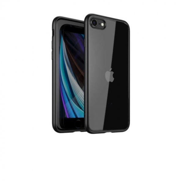 Apple iPhone SE 2022 Kılıf Darbeye Dayanıklı Arkası Şeffaf TPU Silikon Kapak - 2