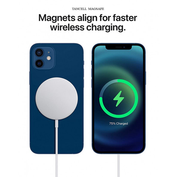 Apple Magsafe Şarj Aygıtı 20w iPhone Wireless Şarj / Kablosuz Güç Kaynağı - 5