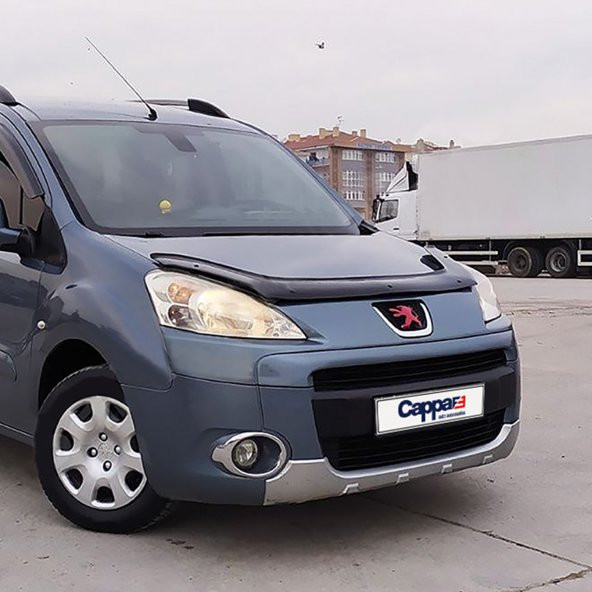 CAPPAFE Peugeot Partner Ön Kaput Koruma Rüzgarlık 4mm (ABS) 09-15 - 4
