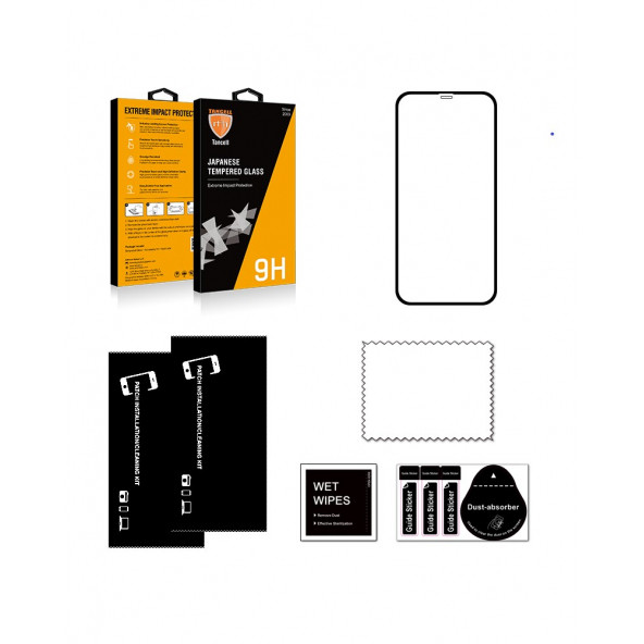 TANCELL iPhone 13 Pro Max Japon Kırılmaz Cam Ekran Koruyucu (1 Ad) 6.7inc 2.5d 9h TAM KAPLAYAN Ekran - 8