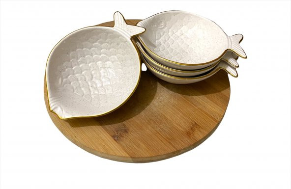 Balık Seramik Çerezlik - 15 cm - 6