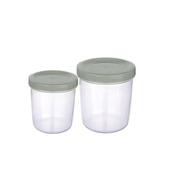 Sızdırmaz 2 lİ Saklama Kabı - Kavanoz Seti 400 ml + 700 ml