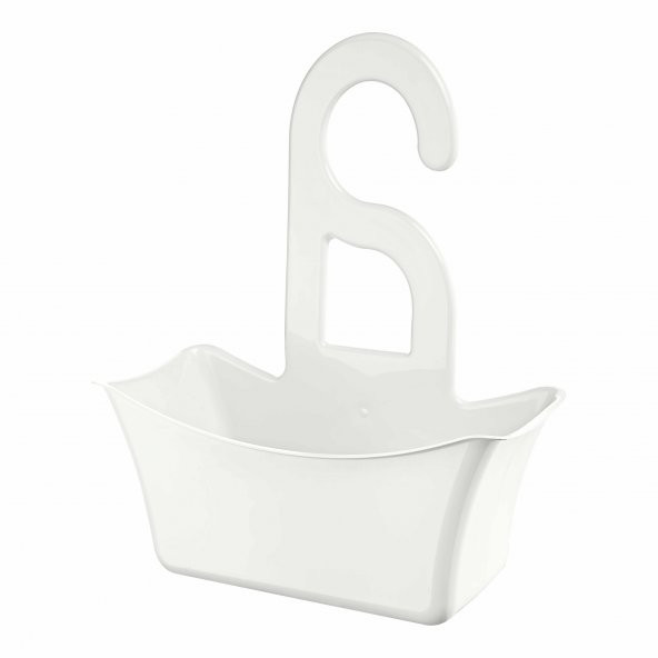 Titiz Hook Çok Amaçlı Duş Banyo Sepeti Organizer - Beyaz