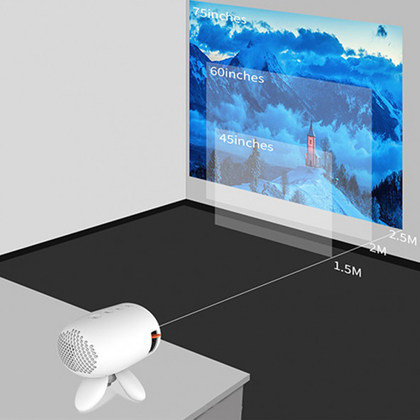 Artlii Octopus Taşınabilir Projeksiyon Cihazı TE77523 - 5