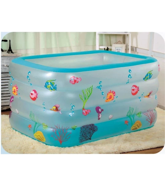 62002 Pompalı, Bestway 1909089, DERİN Şişme Aile Havuzu 140X100X70cm - 3