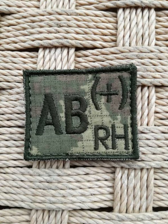 AB GRUBU Rh (+) KAN GRUPLU MİNİ PATCH ARMA PEÇ