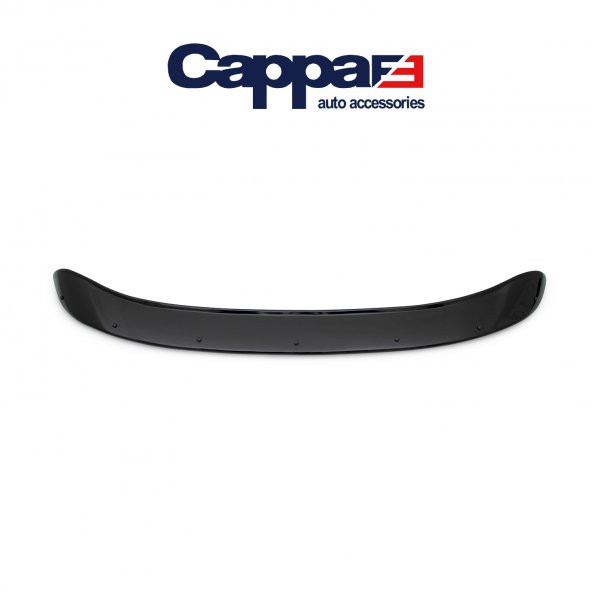 CAPPAFE Peugeot Partner Ön Kaput Koruyucu Rüzgarlığı 4mm Akrilik (ABS) Piano Black 2019 ve Sonrası - 2