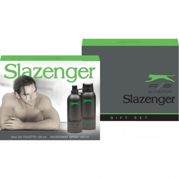 Slazenger Active Sport Yeşil Erkek Parfüm EDT 125 ML + Deodorant 150 ML
