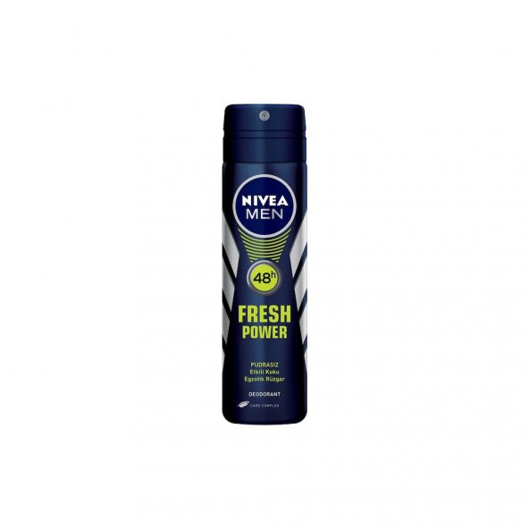 Nivea Men Fresh Power Erkek Sprey Deodorant 150 ML