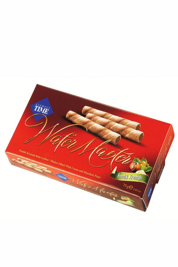 Çizmeci Time Wafer Master Fındık Kremalı Rulo Gofret 65 G
