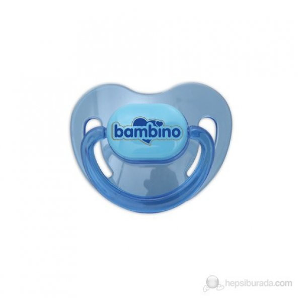 Bambino Silikon Damaklı Emzik No:2 / Mavi / 6-18 Ay - 1