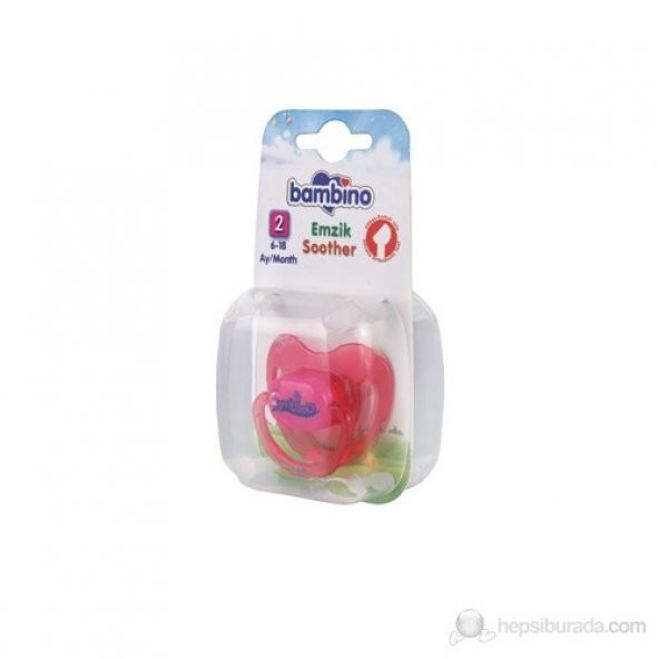 Bambino Silikon Damaklı Emzik No:2 / Mavi / 6-18 Ay - 2
