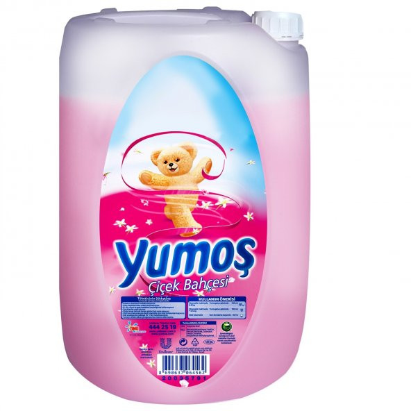 Yumoş Çamaşır Yumuşatıcısı Çiçek Bahçesi 5 L