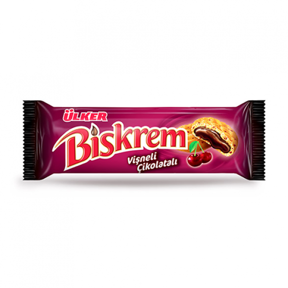 Ülker Biskrem Vişneli Çikolatalı 100 G