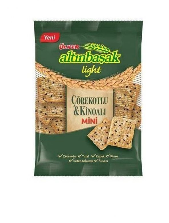 Ülker Altınbaşak Çörek Otlu & Kinoalı Bisküvi 25 G