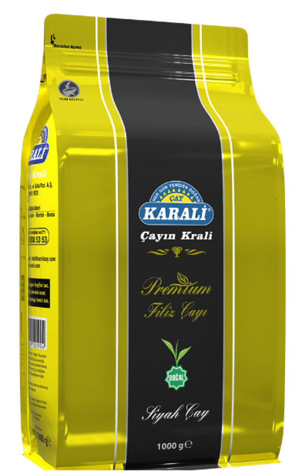 Karali Premium Filiz Siyah Dökme Çay 1 KG