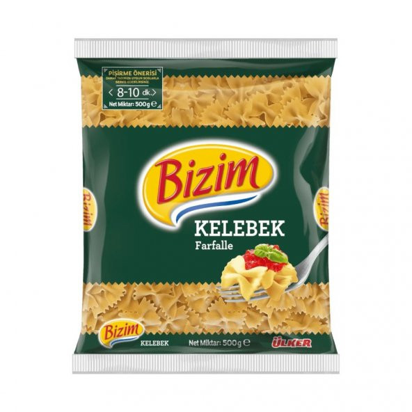 Bizim Kelebek Makarna 500 G
