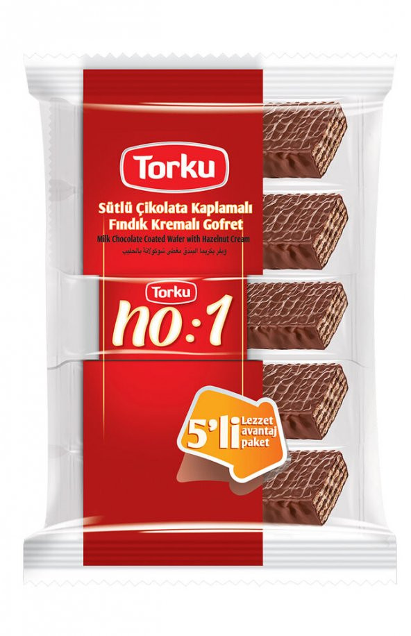 Torku No: 1 Çikolatalı Gofret 5 x 35 G