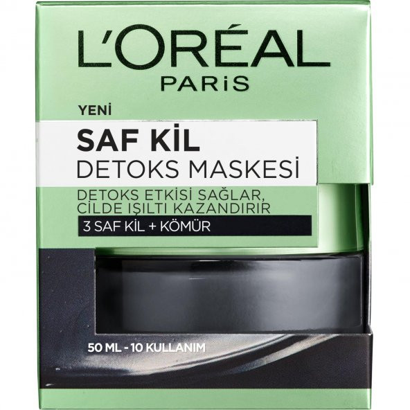 LOreal Paris Saf Kil Detoks Yüz Maskesi 50 Ml- Kömür - 2