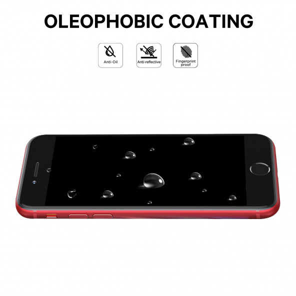 TANCELL iPhone 7g / 8g / 6s / 6 Uyumlu Japon Kırılmaz Cam Ekran Koruyucu (1 AD) 4.7inc 2.5d 9h - 3