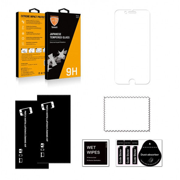TANCELL iPhone 7g Plus / 8g Plus Uyumlu Japon Kırılmaz Cam Ekran Koruyucu Cam(1 Ad) 5.5 Inc 2.5d 9h - 6