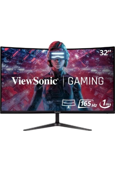 ViewSonic 32 VX3218-PC-MHD FHD 1920x1080 1MS 165HZ 2XHDMI+DP 1500R CURVE ADAPTIVESYNC GAMING MONİTÖR