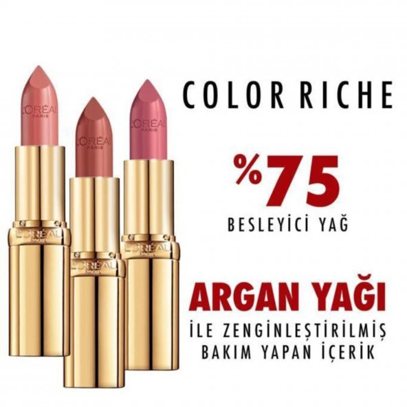 Loreal Paris Color Riche Satin Ruj 112 Paris - 4