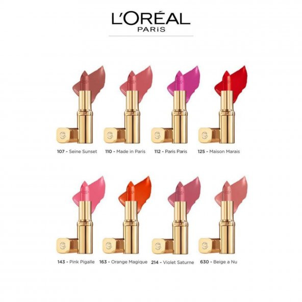 Loreal Paris Color Riche Satin Ruj 112 Paris - 6