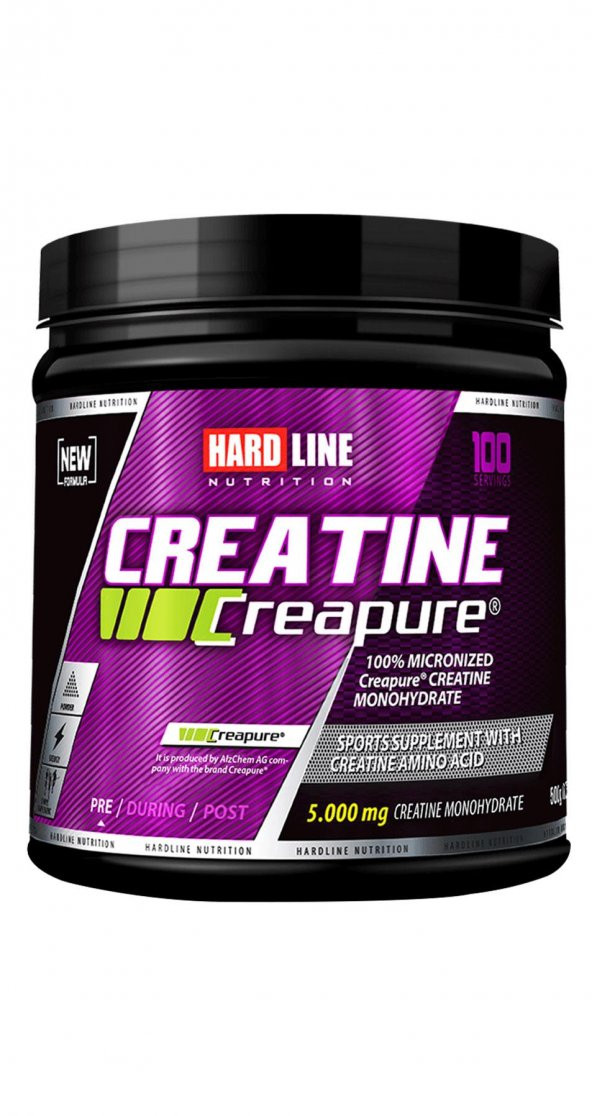Hardline Creatine Creapure 500 Gr Mikronize Kreatin Monohidrat