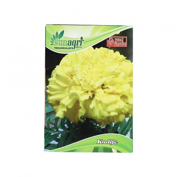 Sunagri Süs Bitki Sarı Top Kadife Çiçek Tohumu