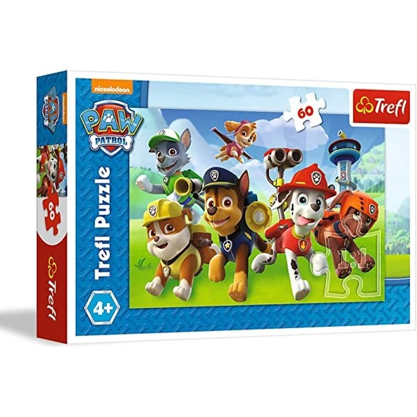 Paw Patrol Harekete Hazır Kutulu Puzzle/Yapboz 60'parça