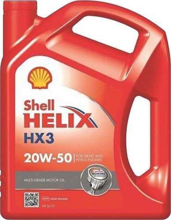 Shell Helix Hx3 20W50 4 Litre