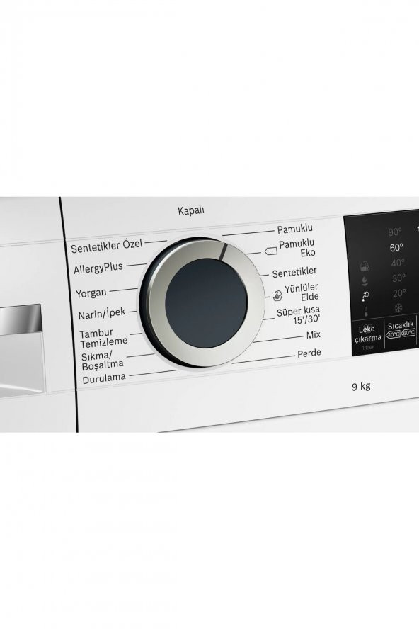Bosch WGA142X1TR 1200 Devir 9 kg Çamaşır Makinesi - 3