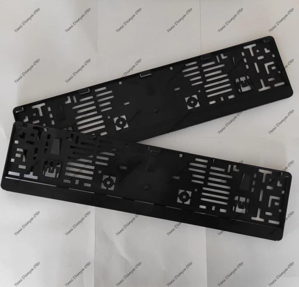 Plakalık 2li Plaka Altlığı Ön-Arka Takım Plastik 53x13 cm PLK0PZ002 - 2