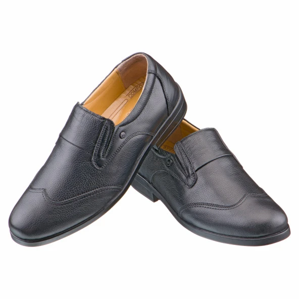 Siyah Toka Detaylı Erkek Ayakkabı