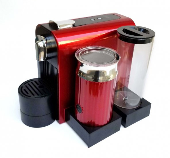 ESPRESSOMM® LATTE KAPSÜL KAHVE MAKİNESİ (KIRMIZI) - NESPRESSO®*