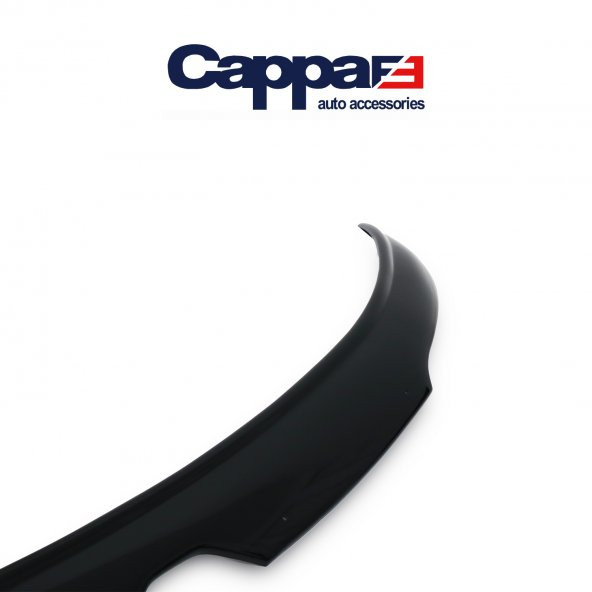 CAPPAFE Renault Master Ön Kaput Koruyucu Rüzgarlığı 4mm Akrilik (ABS) Piano Black 2019 ve Sonrası - 4