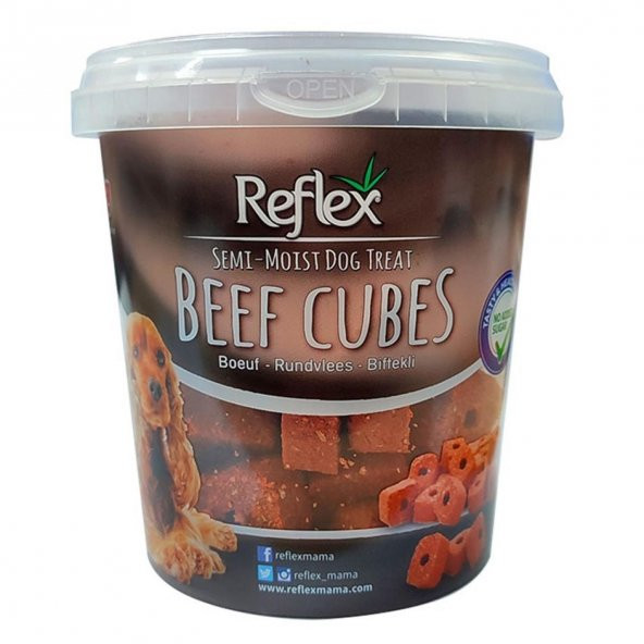 Reflex Semi Moist Biftekli Küp Köpek Ödül Maması 500 Gr/ ürün görseli 1