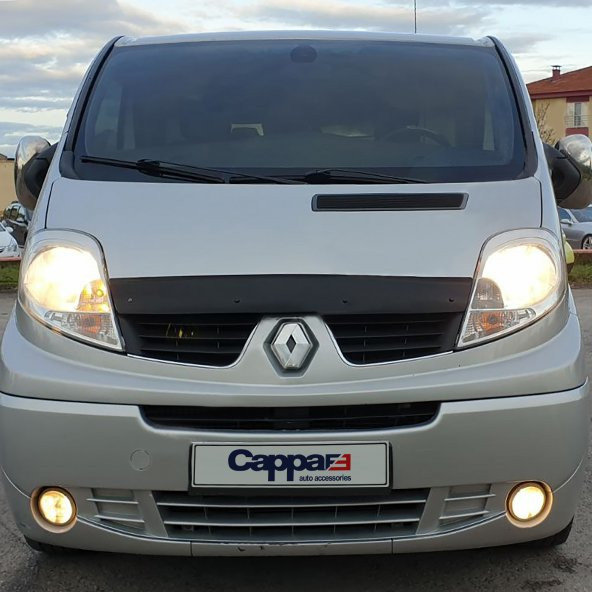CAPPAFE Renault Trafic Ön Kaput Koruma Rüzgarlık 4mm (ABS) 01-14 - 4