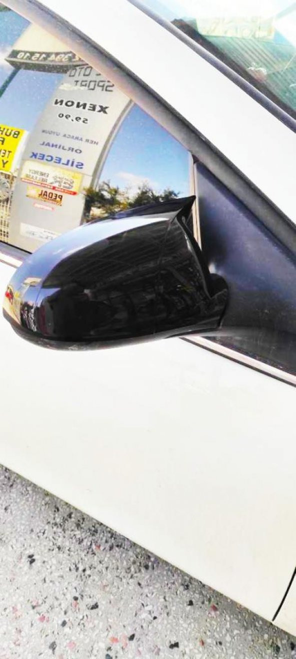 Fiat Bravo Batman Yarasa Ayna Kapağı 2008- 2013 Piano Black Yeni Kasa - 4