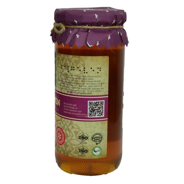 Saygın Saf Doğal Balgeven Çiçek Balı Cam Kavanoz 640Gr Filtresiz - 3