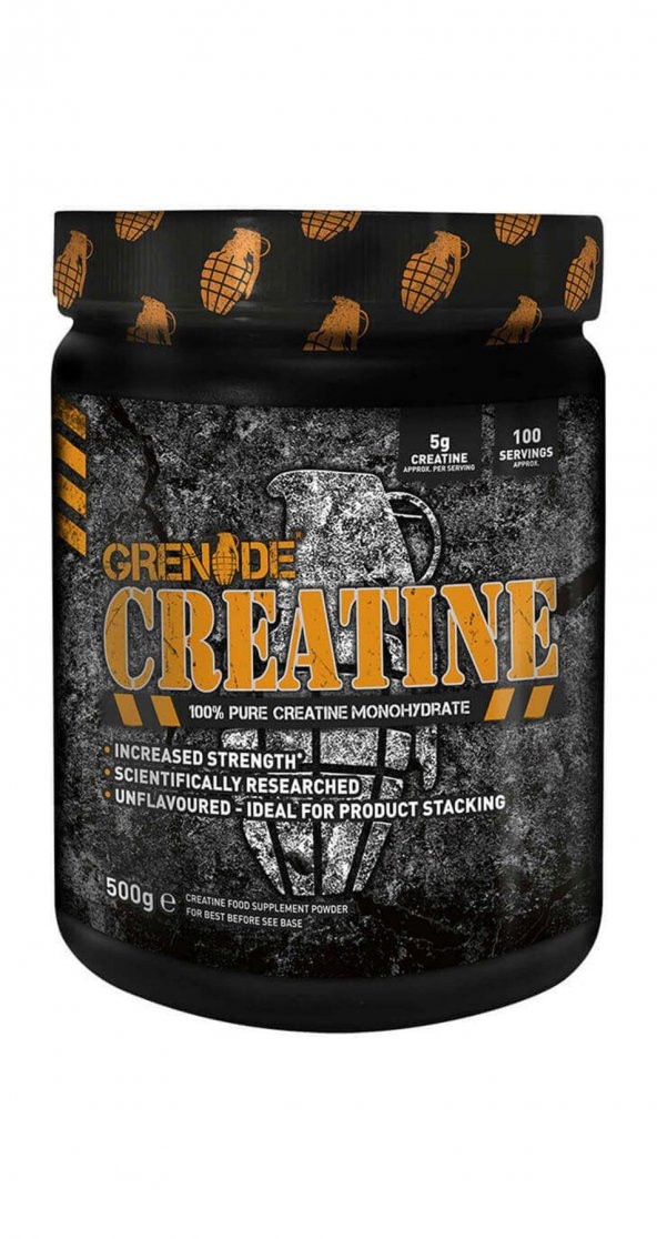 Grenade Pure Creatine Monohydrate 500 Gr 100 Servis Saf Kreatin