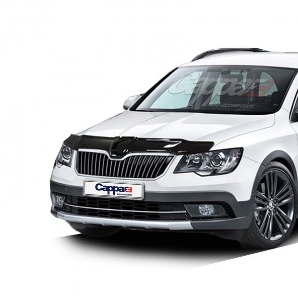 CAPPAFE Skoda SuperB Ön Kaput Koruyucu Rüzgarlık 4mm 2013-2015 - 2